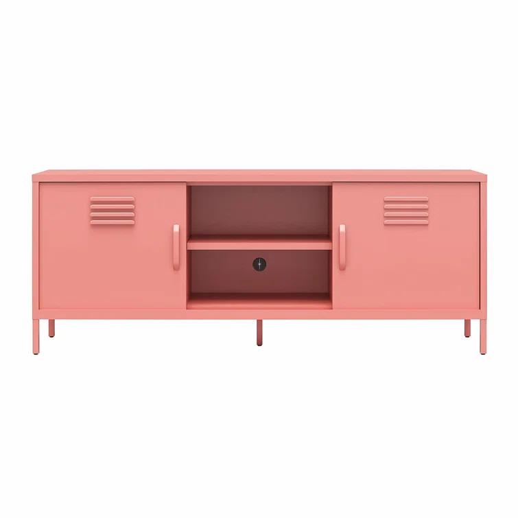 Cache Metal Locker-Style TV Stand for TVs up to 65"