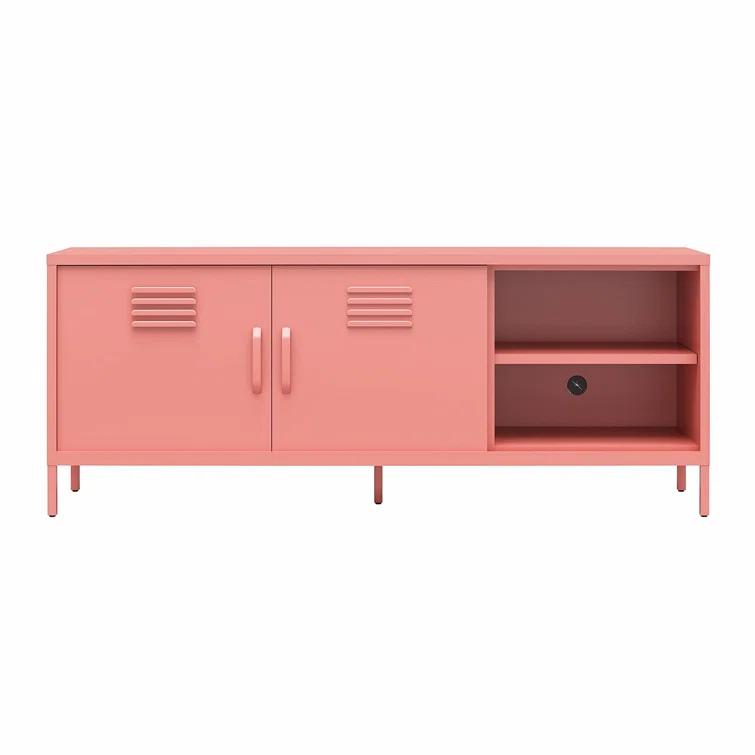 Cache Metal Locker-Style TV Stand for TVs up to 65"