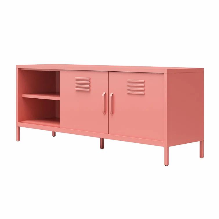 Cache Metal Locker-Style TV Stand for TVs up to 65"