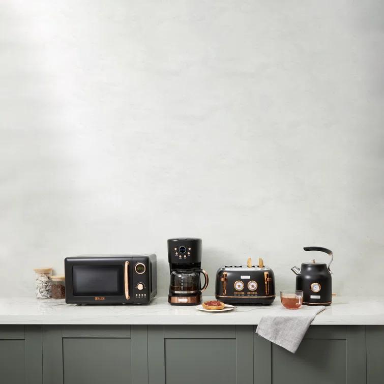 HADEN Black and Copper Programmable Drip Coffee Maker