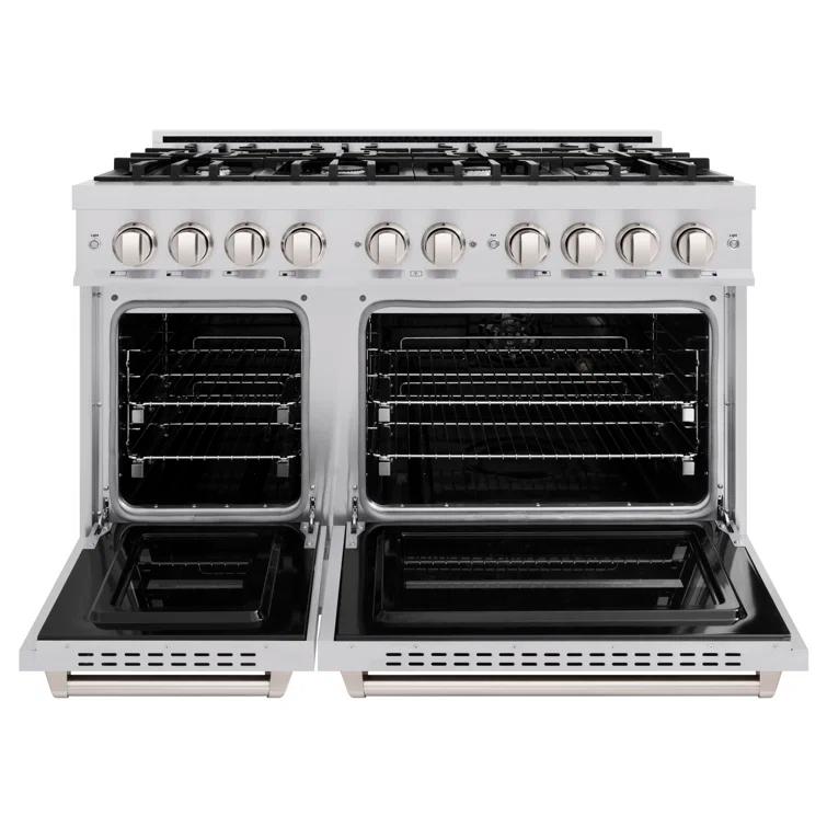ZLINE ZLINE Autograph Edition 48 in. Classic Dual Fuel Range w/ 8 Burners & Accents CDR48