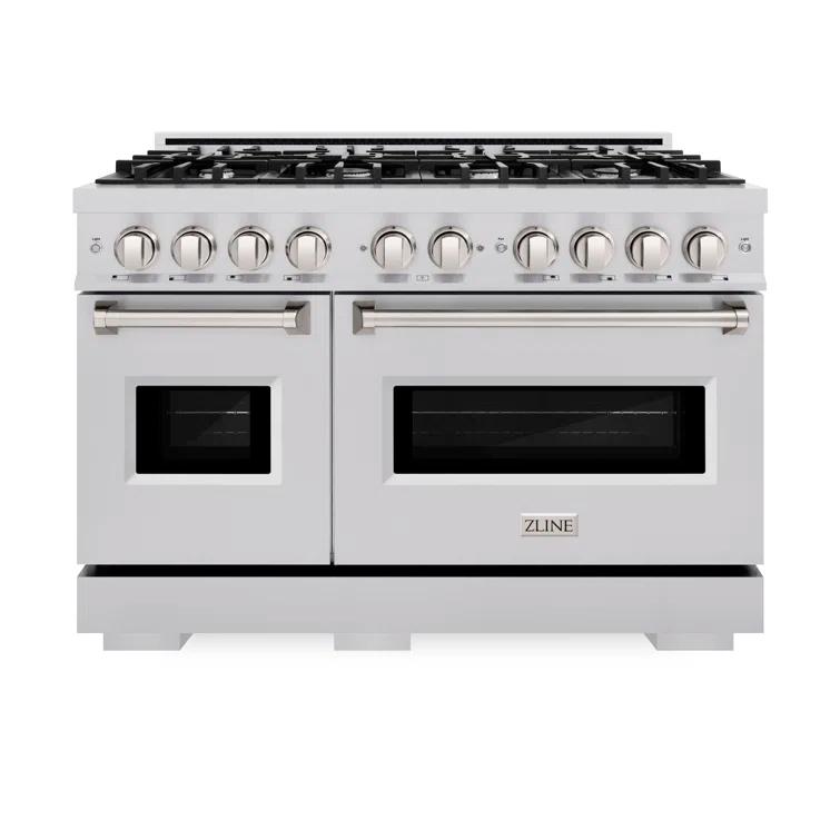 ZLINE ZLINE Autograph Edition 48 in. Classic Dual Fuel Range w/ 8 Burners & Accents CDR48