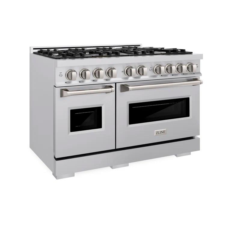 ZLINE ZLINE Autograph Edition 48 in. Classic Dual Fuel Range w/ 8 Burners & Accents CDR48