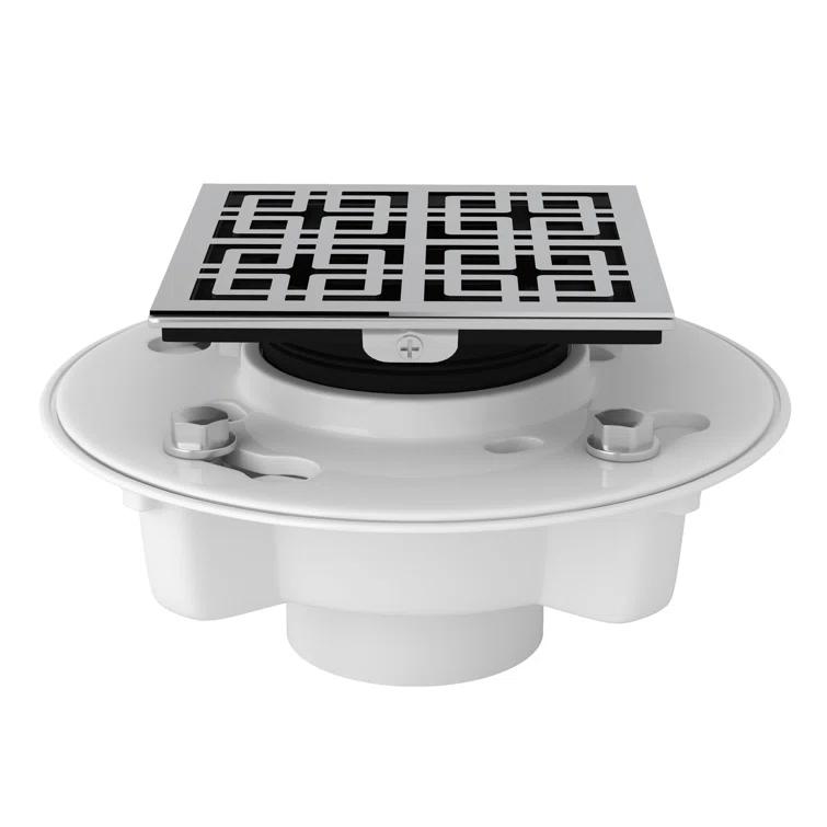 Rohl PVC 2" X 3" Drain Kit With 3142 Weave Decorative Cover