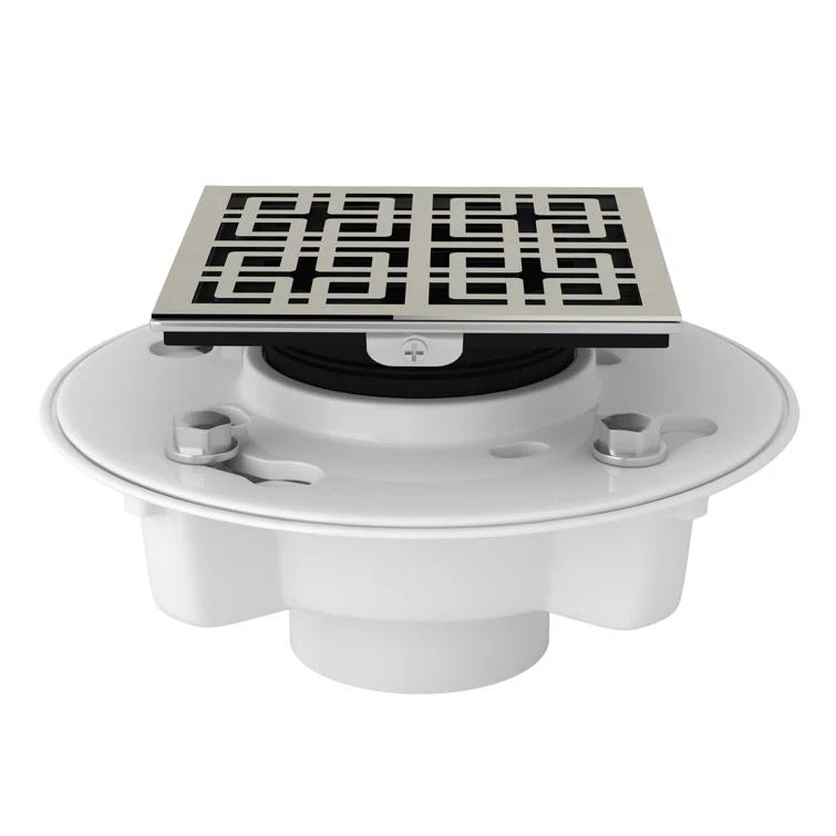 Rohl PVC 2" X 3" Drain Kit With 3142 Weave Decorative Cover