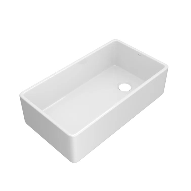Allia 36" Fireclay Single Bowl Farmhouse Apron Front Kitchen Sink