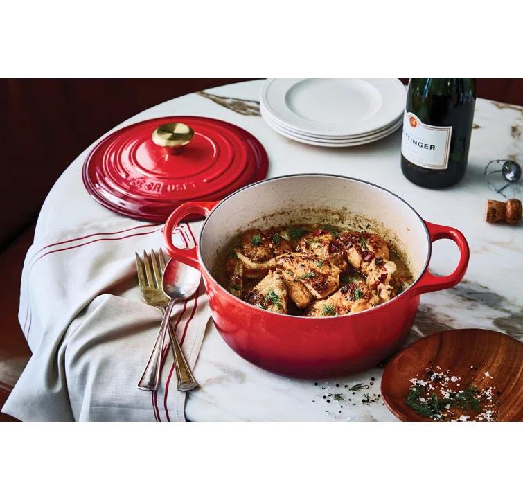 Le Creuset ® Signature 7.25-Qt. Caribbean Blue Enameled Cast Iron Dutch Oven