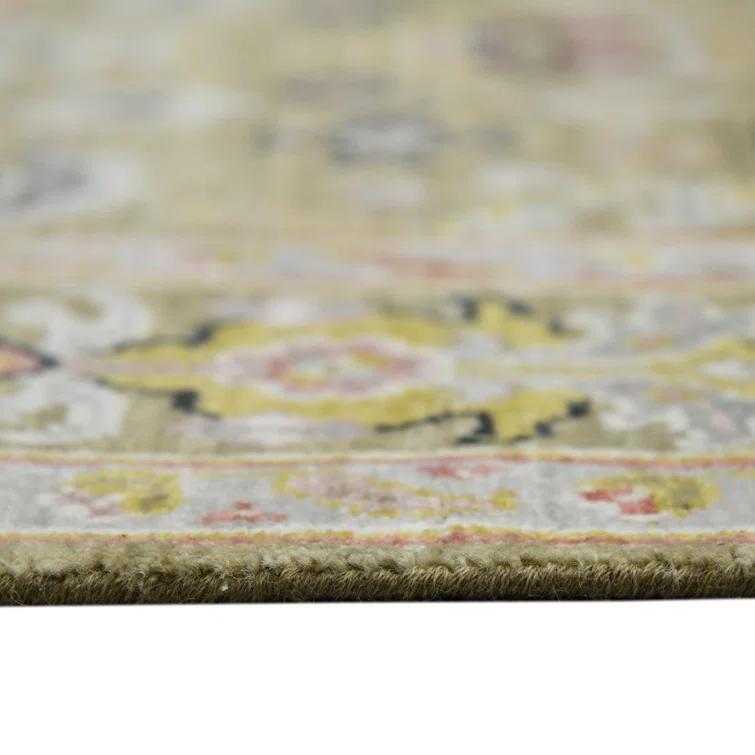 Bristol Gold Hand-Knotted Wool Area Rug 8' x 10'