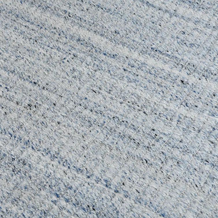 Atlantic StripedSky Blue Hand-Woven (Outdoor) Area Rug