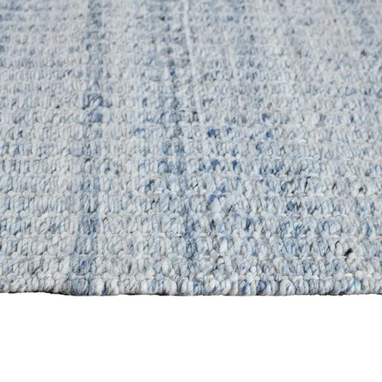 Atlantic StripedSky Blue Hand-Woven (Outdoor) Area Rug