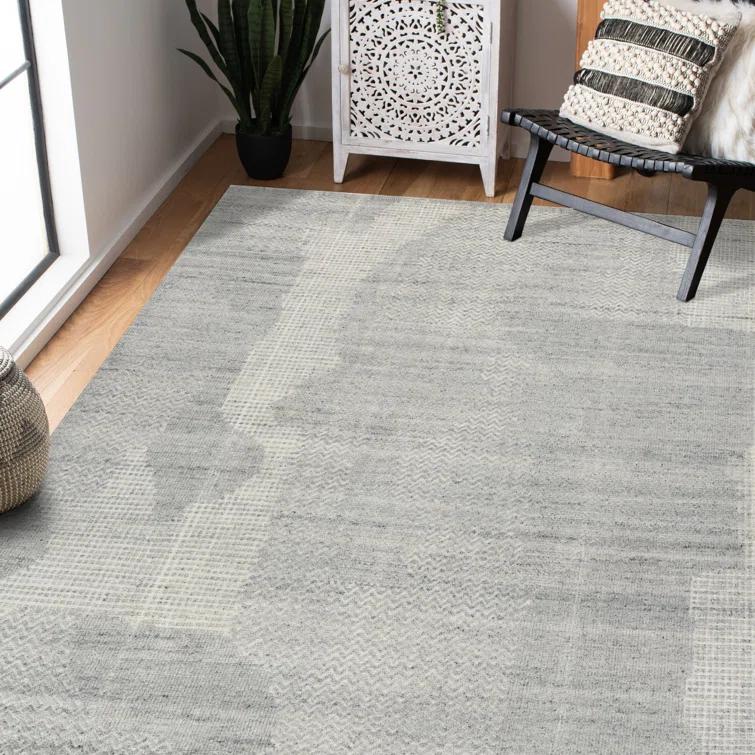 Arlington Moroccan Gray Hand-Knotted Area Rug