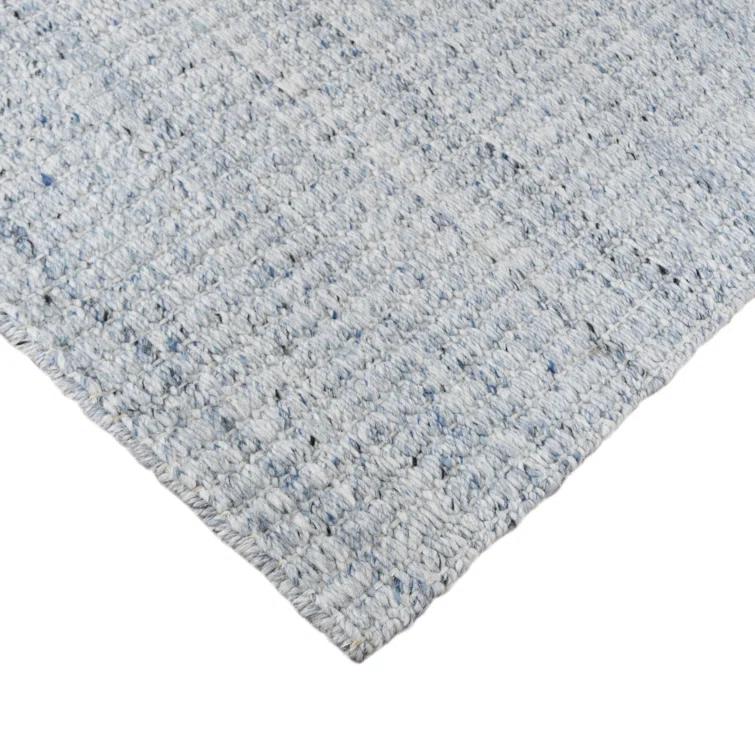 Atlantic StripedSky Blue Hand-Woven (Outdoor) Area Rug