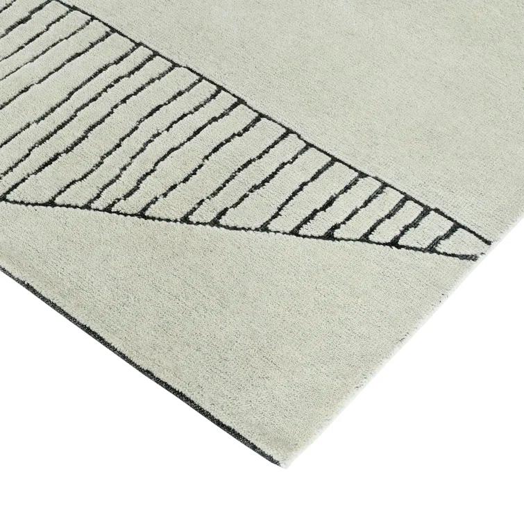 Arlington Moraccan Ivory Hand-Knotted Area Rug