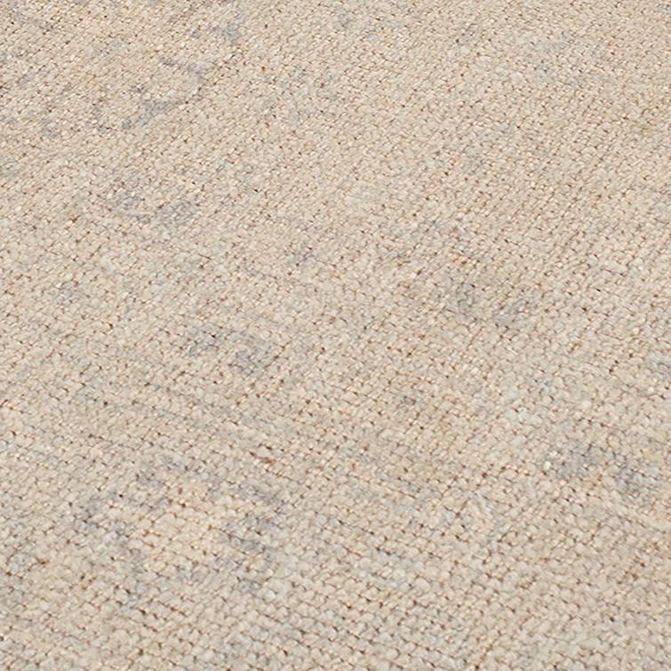 Gray Hand-knotted Wool and Viscose 10' x 14' Area Rug