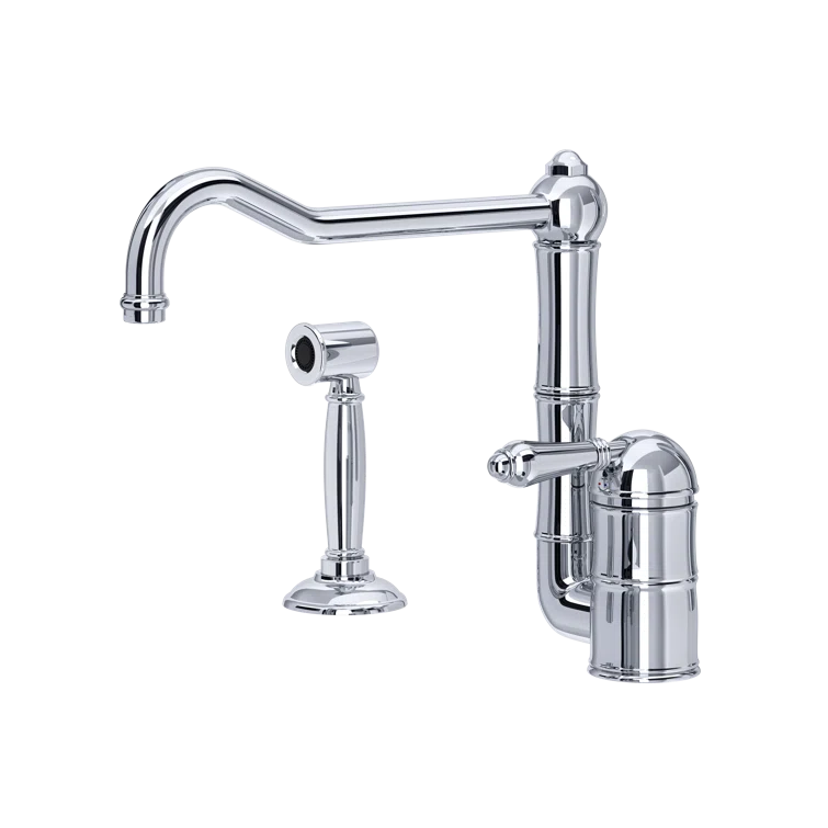 Acqui Extended Spout Kitchen Faucet With Side Spray