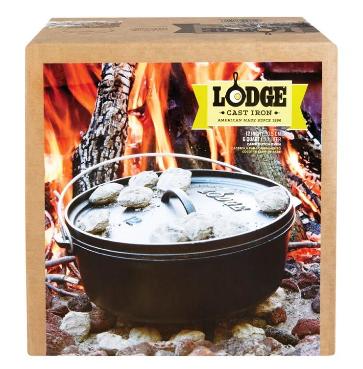 Lodge Lodge Cast Iron Camp Dutch Oven