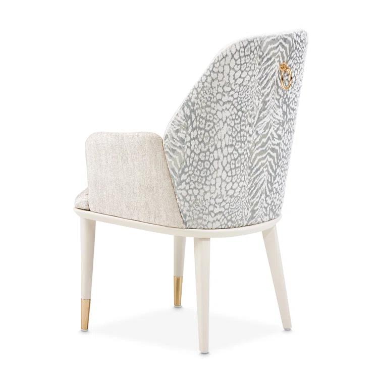 Lisbon Dining Arm Chair - Silken Matte Cream