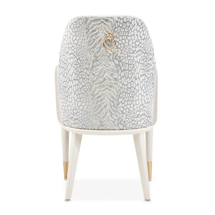 Lisbon Dining Arm Chair - Silken Matte Cream