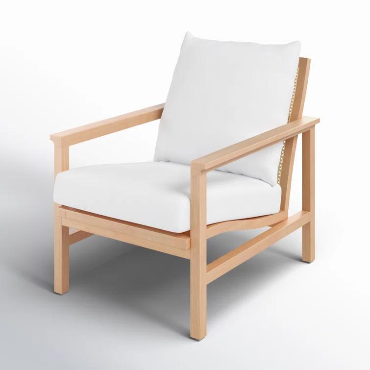 Safavieh  Couture Maddison Cane Back Accent Chair - 28 in. W x 37 in. D x 33 in. H Natural
