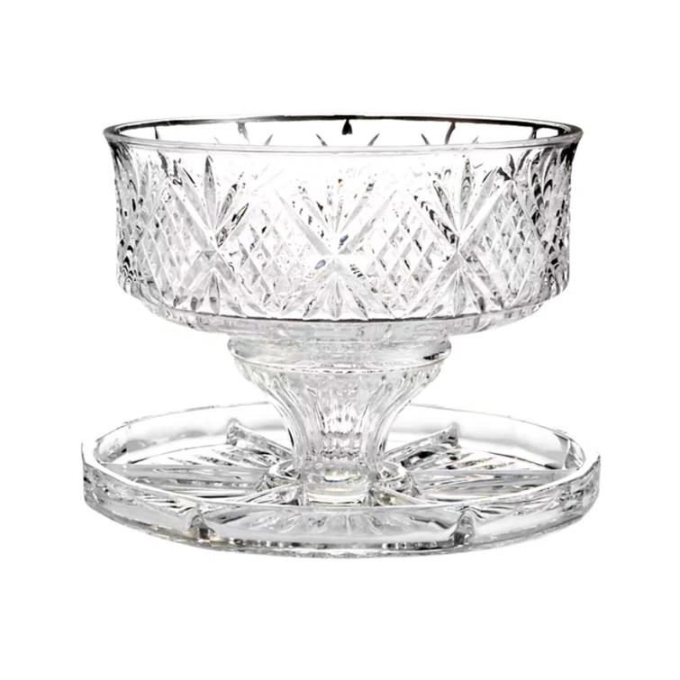 Dublin Crystal Footed Cake Dome