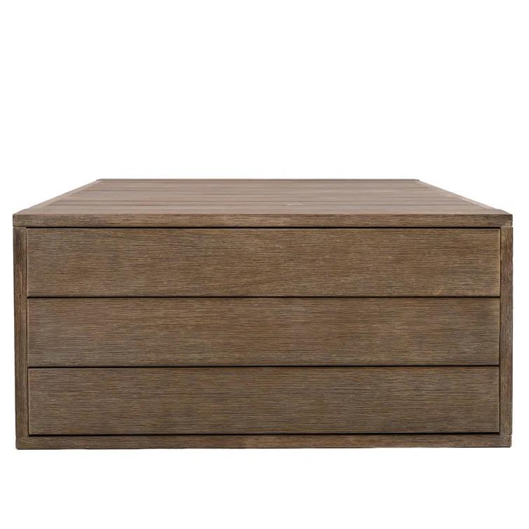 Santiago Eucalyptus Patio Coffee Table
