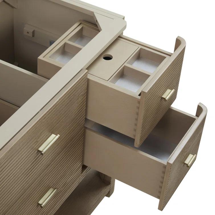 Lucian 48'' Single Bathroom Vanity with Quartz Top