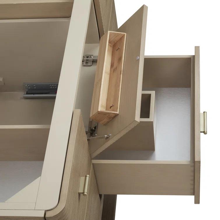 Lucian 48'' Single Bathroom Vanity with Quartz Top