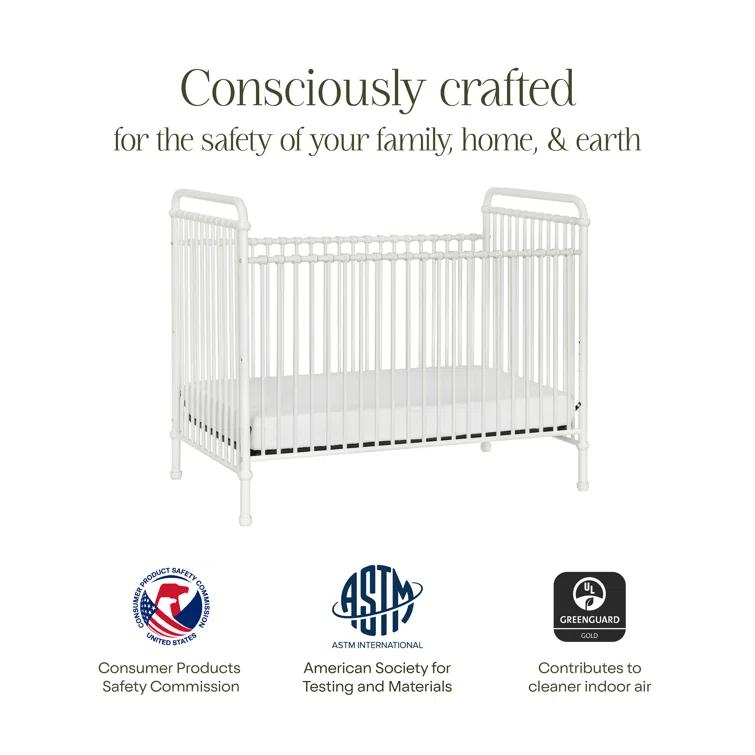 Abigail Greenguard Gold Certified 3 -in-1 Convertible Crib