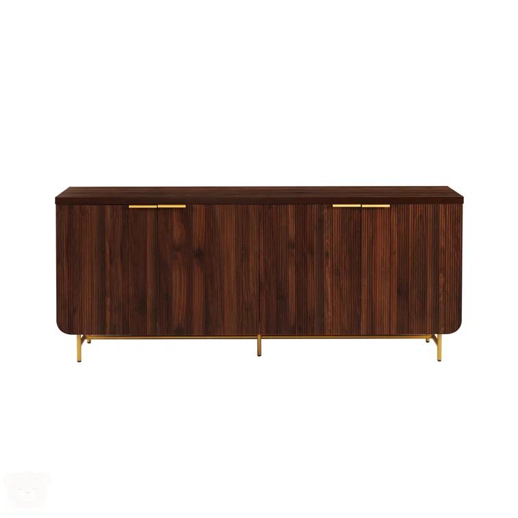 Willa Arlo™ Interiors Ludlow Reeded 4-Door Sideboard