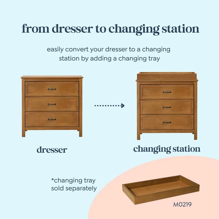 daVinci Charlie 3-Drawer Dresser