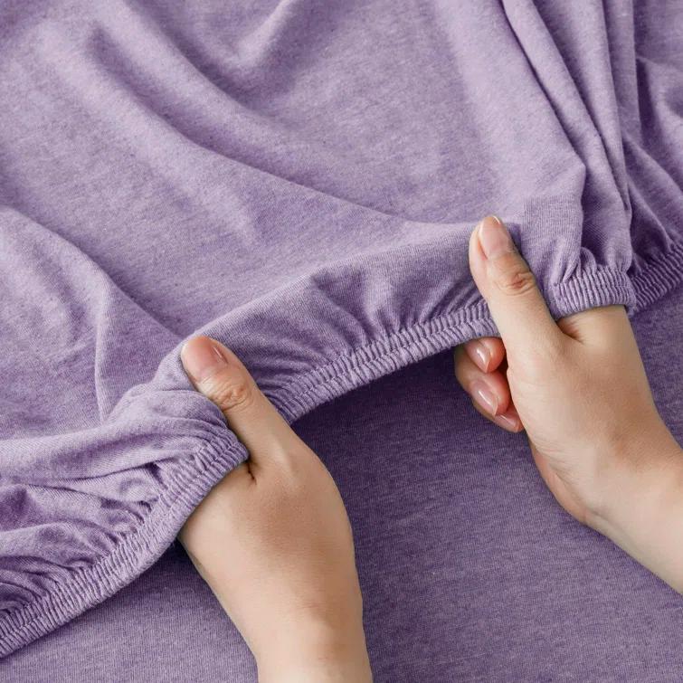 Cotton Blend Jersey Knit All Season Sheet Set