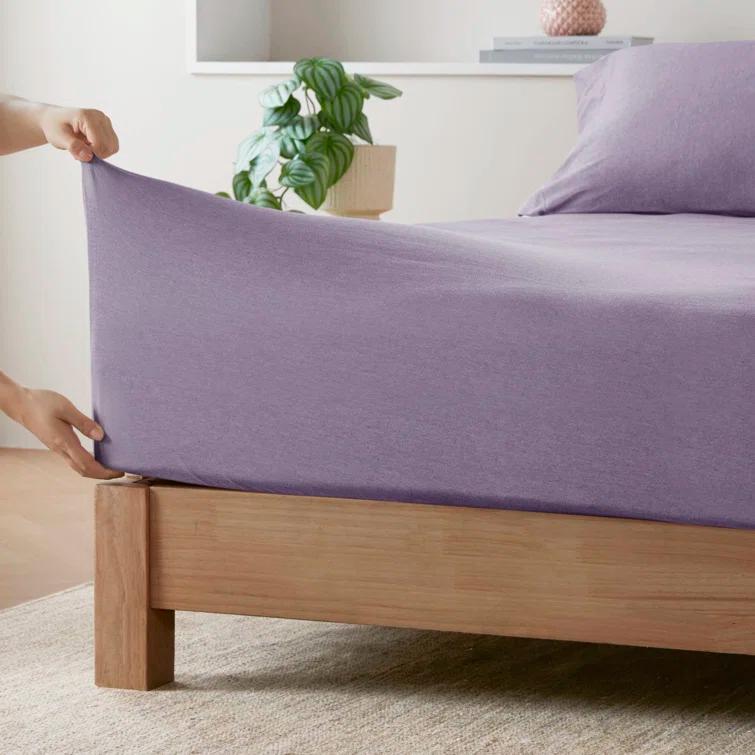 Cotton Blend Jersey Knit All Season Sheet Set