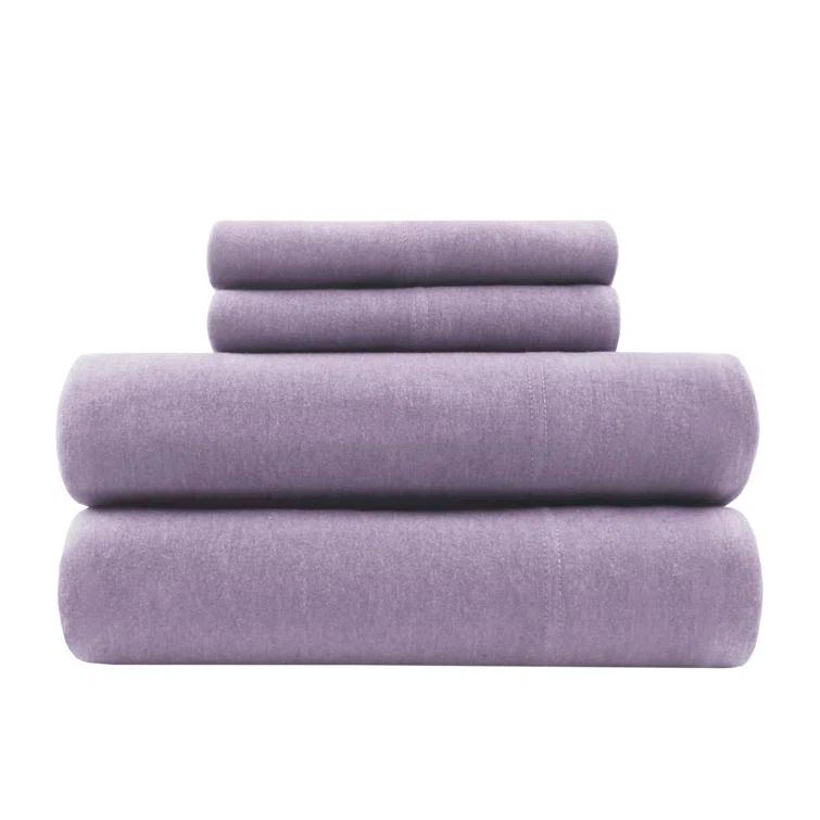 Cotton Blend Jersey Knit All Season Sheet Set