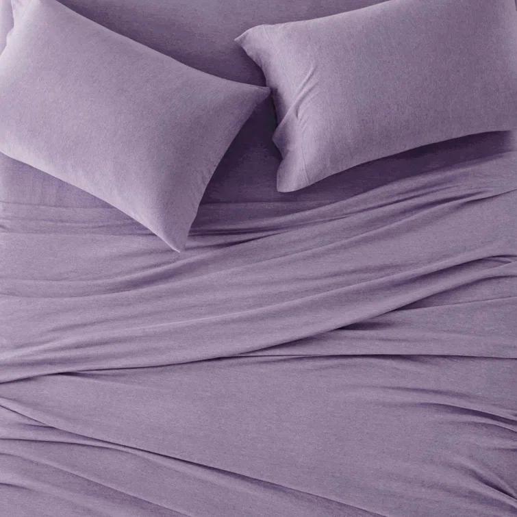Cotton Blend Jersey Knit All Season Sheet Set