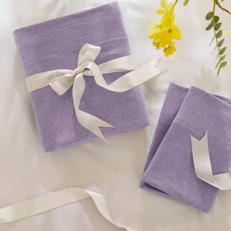Cotton Blend Jersey Knit All Season Sheet Set