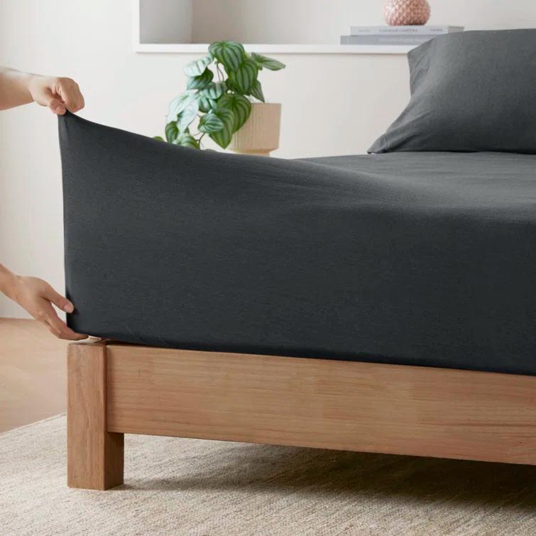 Cotton Blend Jersey Knit All Season Sheet Set
