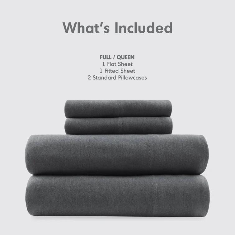 Cotton Blend Jersey Knit All Season Sheet Set