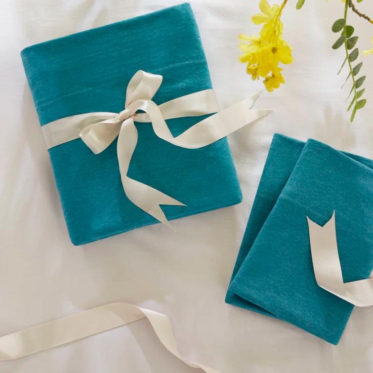 Cotton Blend Jersey Knit All Season Sheet Set