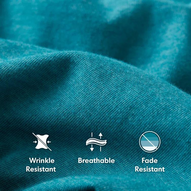 Cotton Blend Jersey Knit All Season Sheet Set