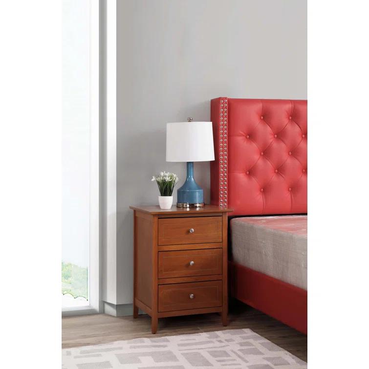 Glory Furniture Daniel Emjay 3 - Drawer Nightstand & Reviews | Wayfair