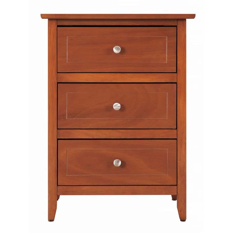 Glory Furniture Daniel Emjay 3 - Drawer Nightstand & Reviews | Wayfair