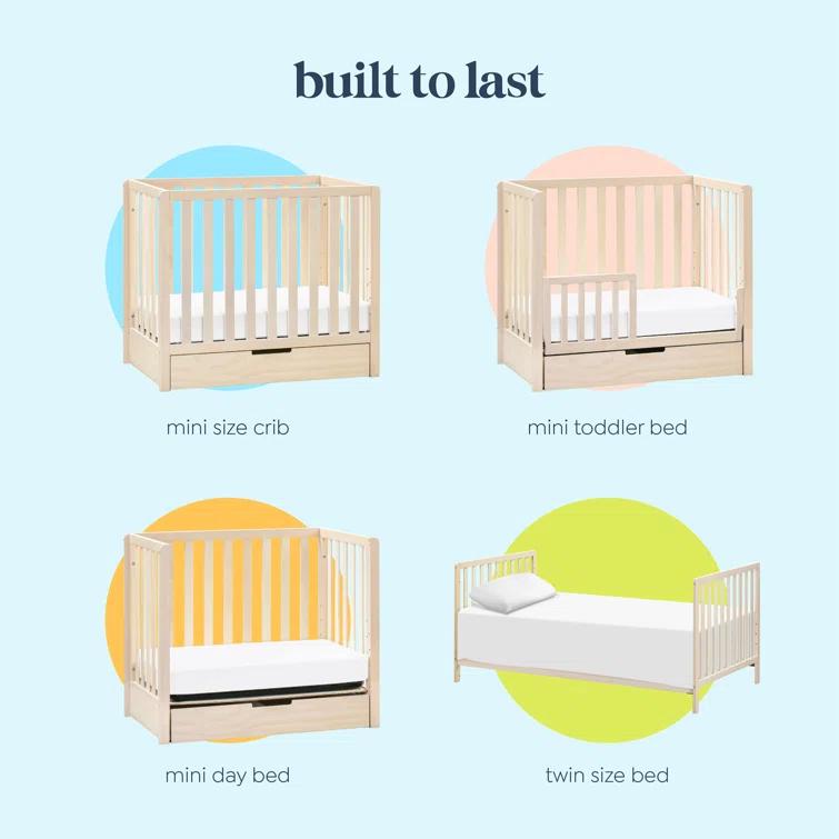 Carter's by DaVinci Colby 4-in-1 Mini Convertible Crib with Storage