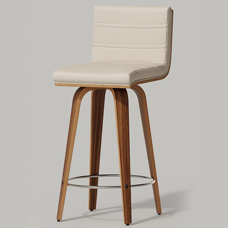 Corrigan Studio® Upholstered Swivel Stool (Set of 2)