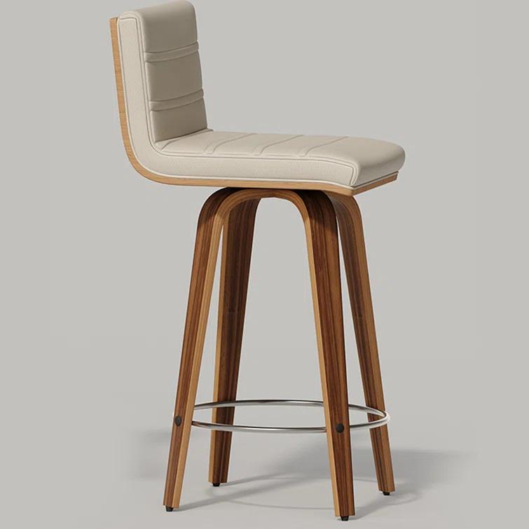 Corrigan Studio® Upholstered Swivel Stool (Set of 2)