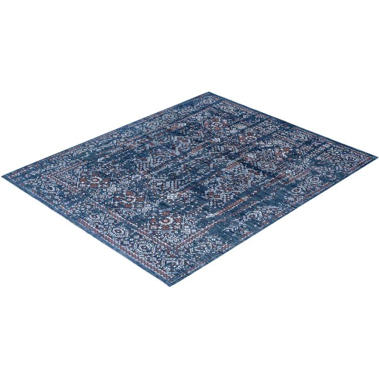 Overdyed One-of-a-Kind 7' 10" X 9' 8" Hand Knotted Area Rug