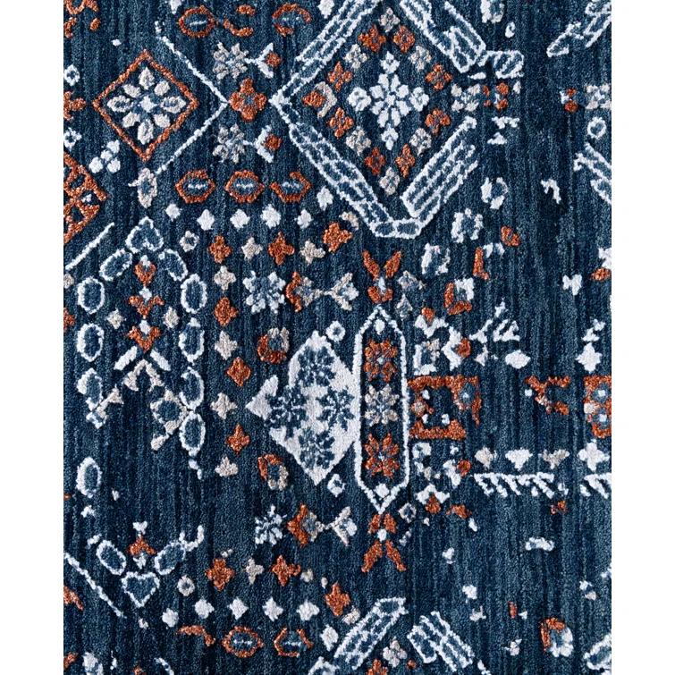 Overdyed One-of-a-Kind 7' 10" X 9' 8" Hand Knotted Area Rug