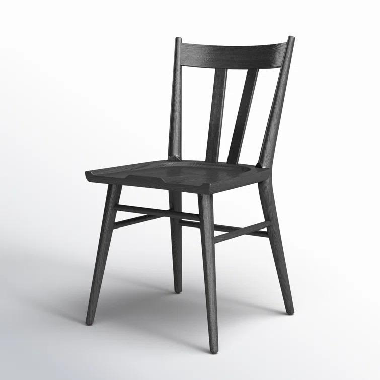 Gregory Dining Chair, Black Oak