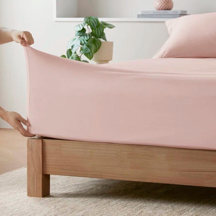 Cotton Blend Jersey Knit All Season Sheet Set