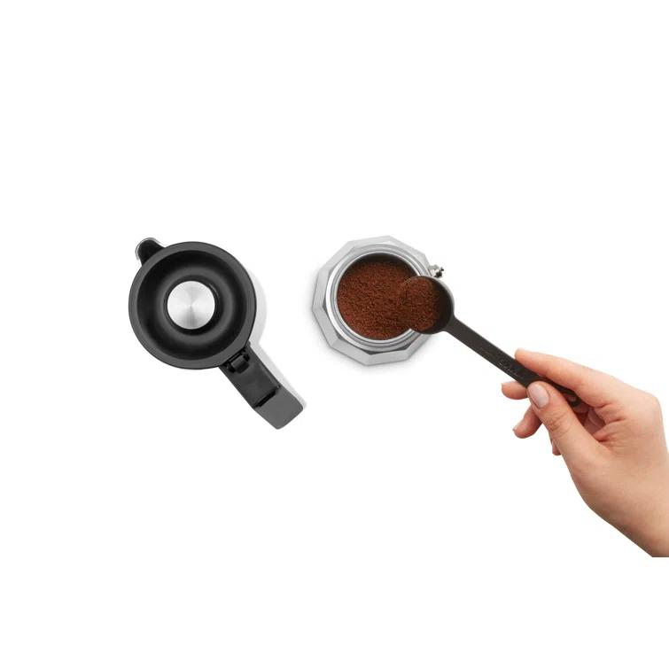 Arzum Okka Rich Moka Pot Turkish Coffee And Moka Maker, Velvetiser, Milk Frother, 5 Cups, Stainless Steel Cooking Pot, Chrome
