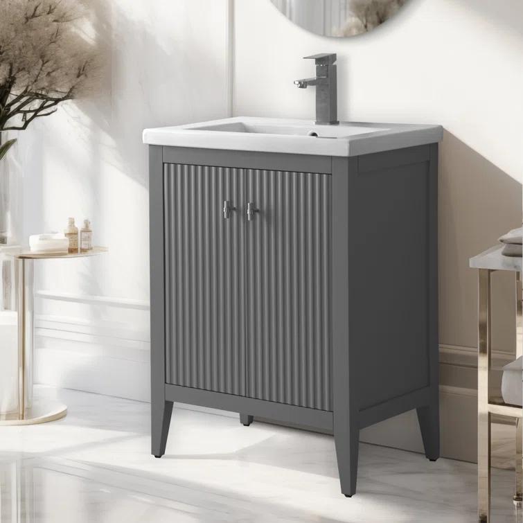 24" Single Bathroom Vanity Set